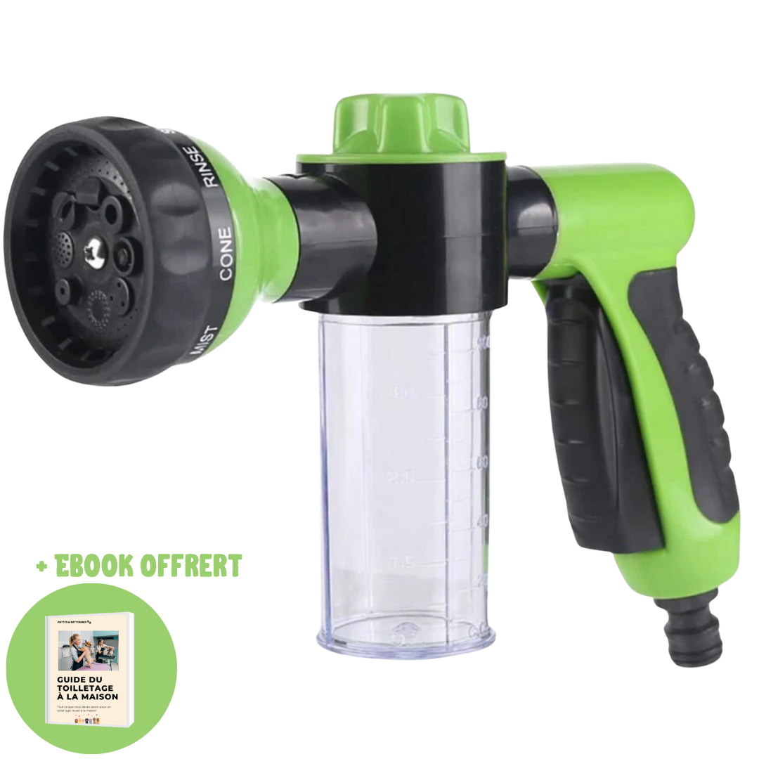 CleanJet - Pistolet de Toilettage Canin