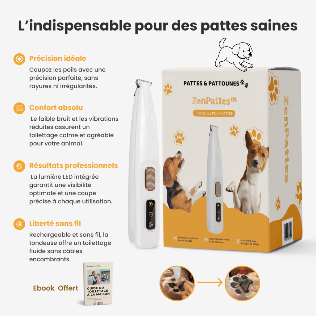 ZenPattes™ - Tondeuse pour pattes